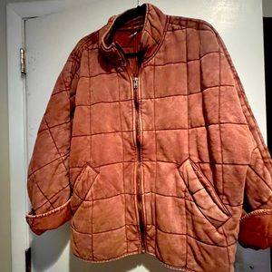 Free People Dolman Quilted Knit Jacket